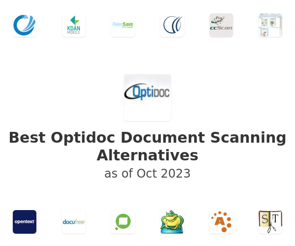 Best Optidoc Document Scanning Alternatives