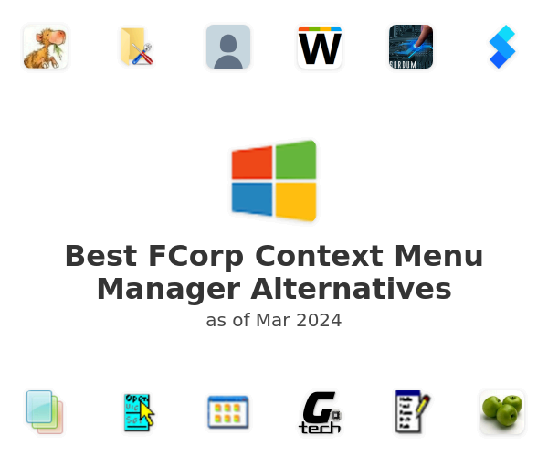 Best FCorp Context Menu Manager Alternatives