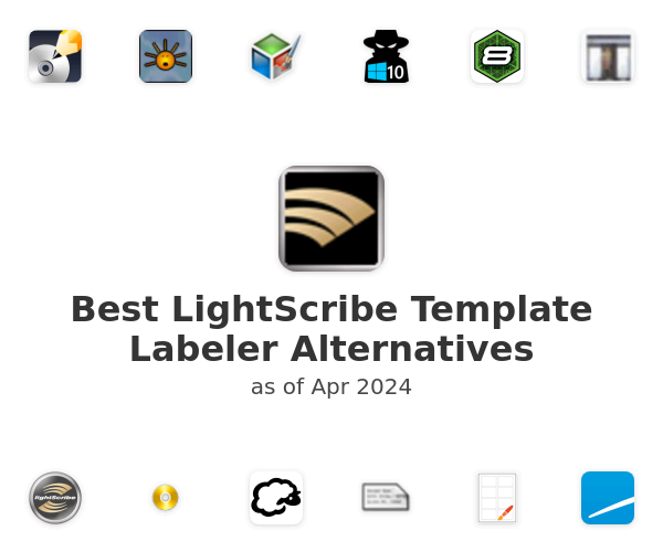 Best LightScribe Template Labeler Alternatives