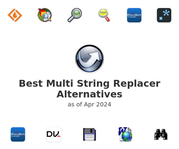 Best Multi String Replacer Alternatives