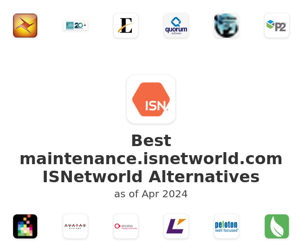 Best maintenance.isnetworld.com ISNetworld Alternatives