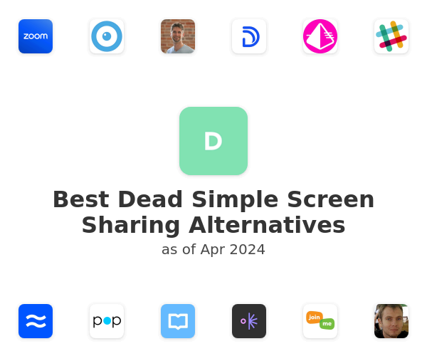 Best Dead Simple Screen Sharing Alternatives