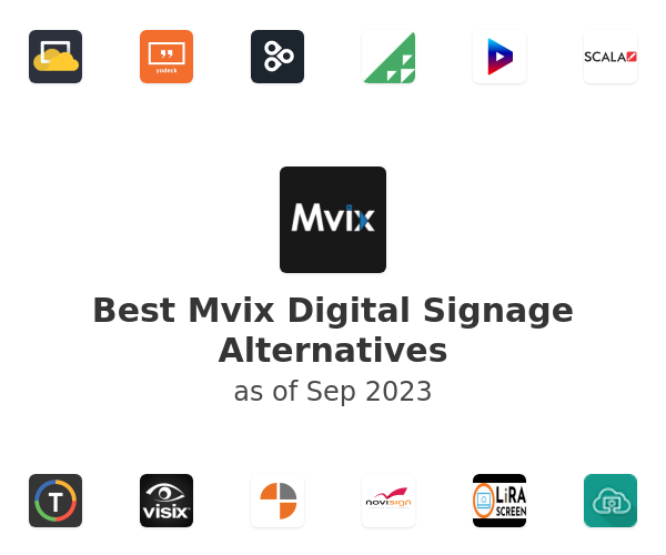 Best Mvix Digital Signage Alternatives