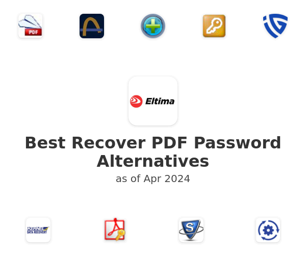 Best Recover PDF Password Alternatives
