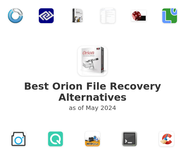 Best Orion File Recovery Software Alternatives
