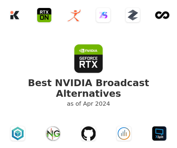 Best NVIDIA Broadcast Alternatives