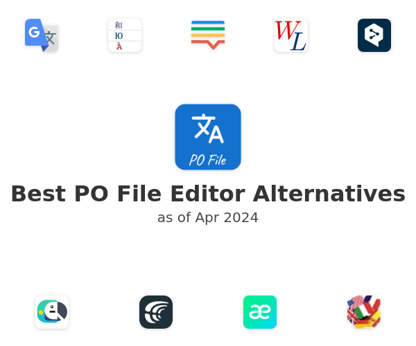 Best PO File Editor Alternatives