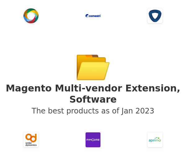 Magento Multi-vendor Extension, Software