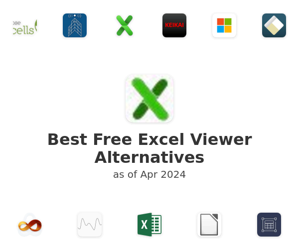 Best Free Excel Viewer Alternatives