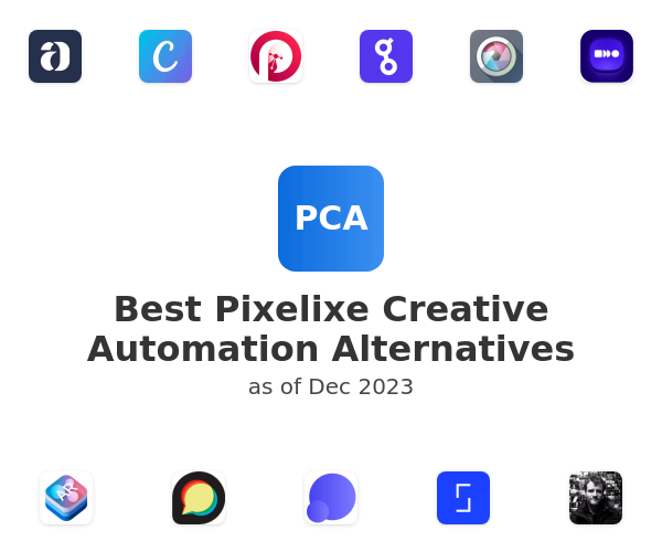 Best Pixelixe Creative Automation Alternatives