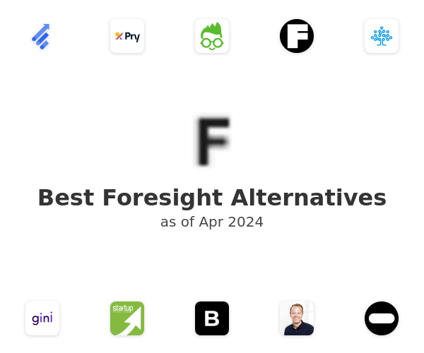 Best Foresight Alternatives