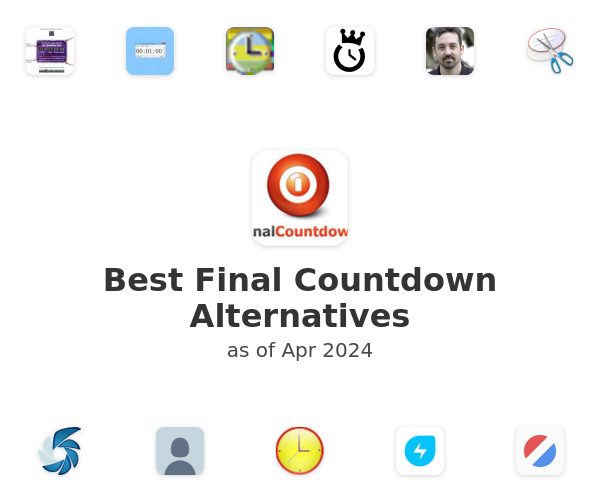 Best Final Countdown Alternatives