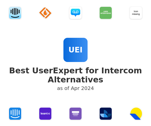 Best UserExpert for Intercom Alternatives
