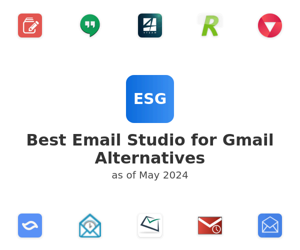 Best Email Studio for Gmail Alternatives