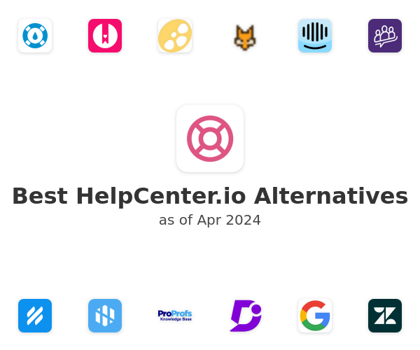 Best HelpCenter.io Alternatives
