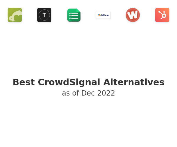 Best CrowdSignal Alternatives
