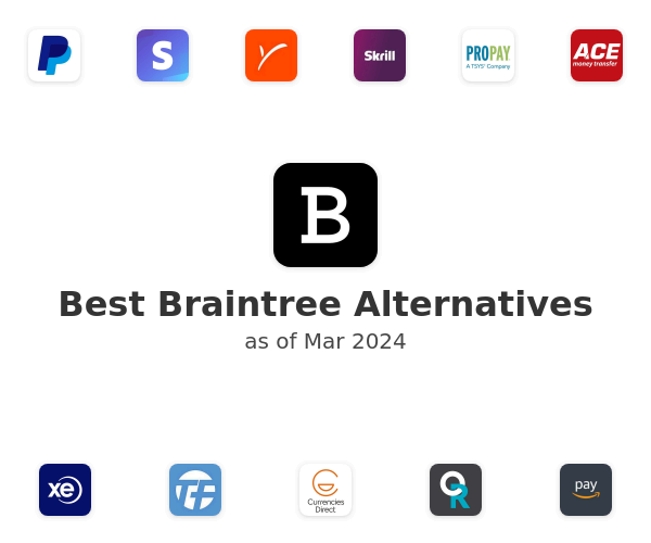Best Braintree Alternatives