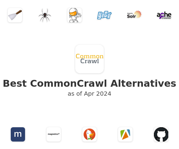 Best CommonCrawl Alternatives