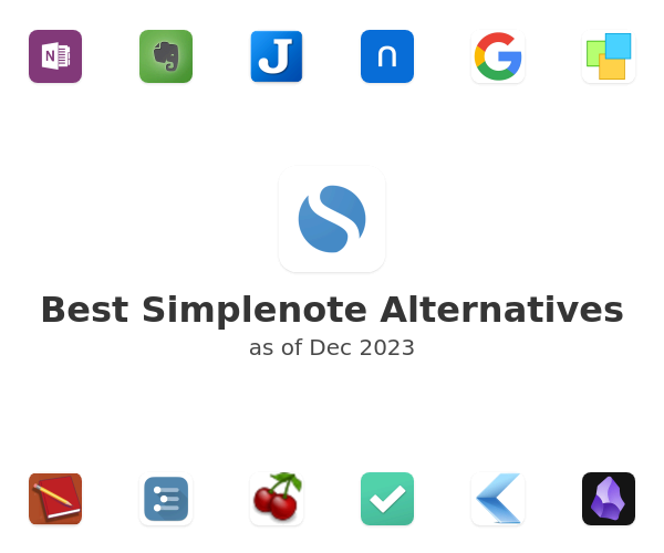Best Simplenote Alternatives