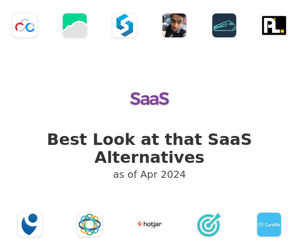 Best Look at that SaaS Alternatives