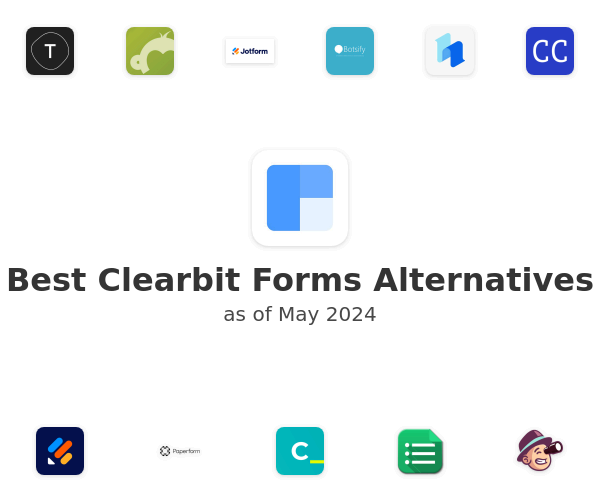 Best Clearbit Forms Alternatives
