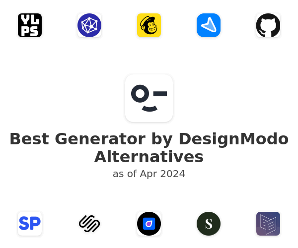 Best Generator by DesignModo Alternatives