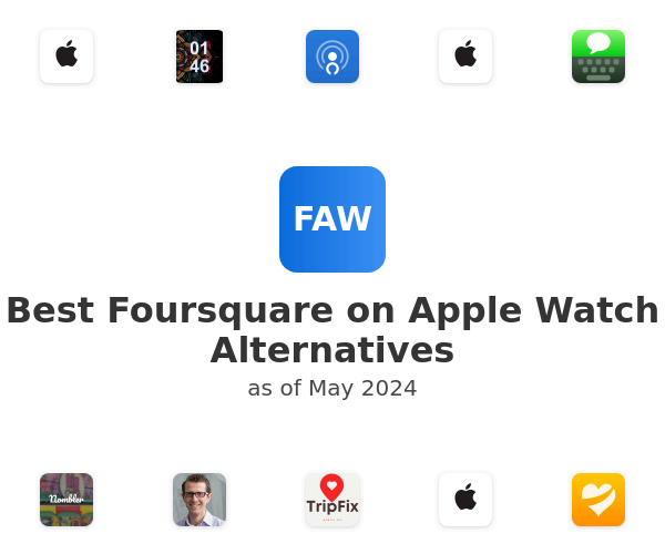 Best Foursquare on Apple Watch Alternatives