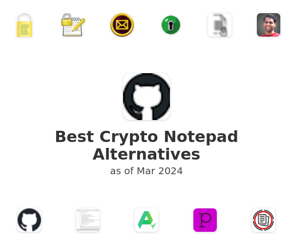 Best Crypto Notepad Alternatives