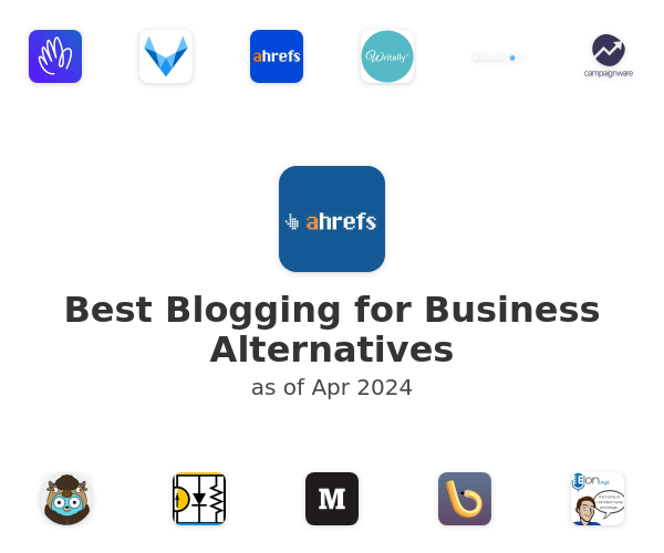 Best Blogging for Business Alternatives