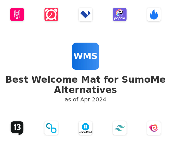 Best Welcome Mat for SumoMe Alternatives