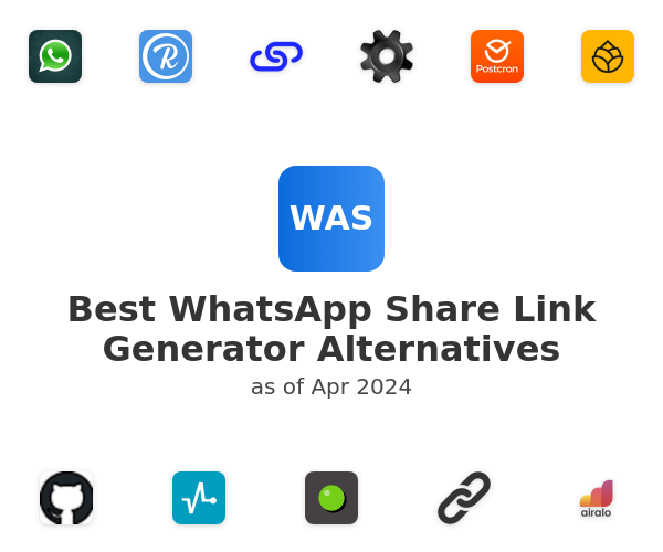 Best WhatsApp Share Link Generator Alternatives