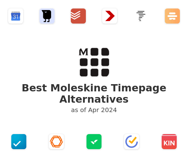 Best Moleskine Timepage Alternatives