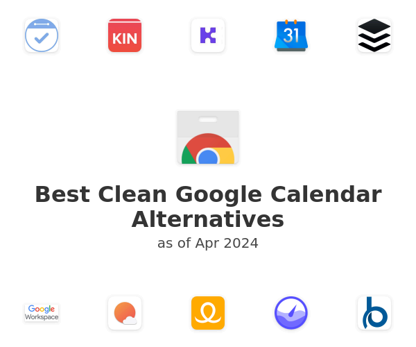 Best Clean Google Calendar Alternatives