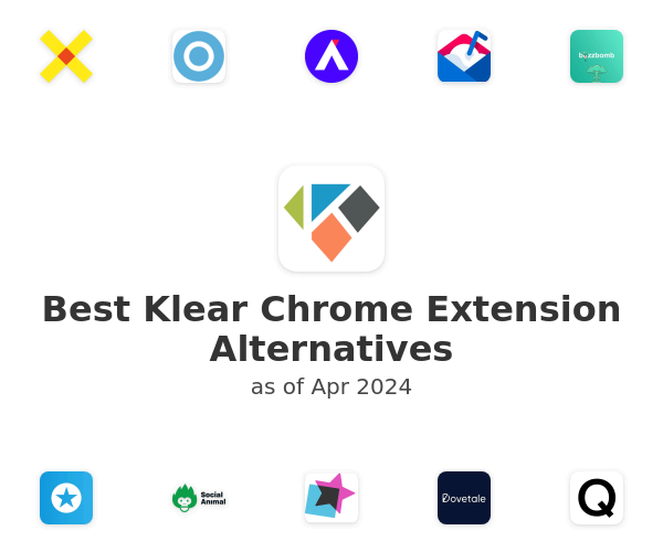 Best Klear Chrome Extension Alternatives