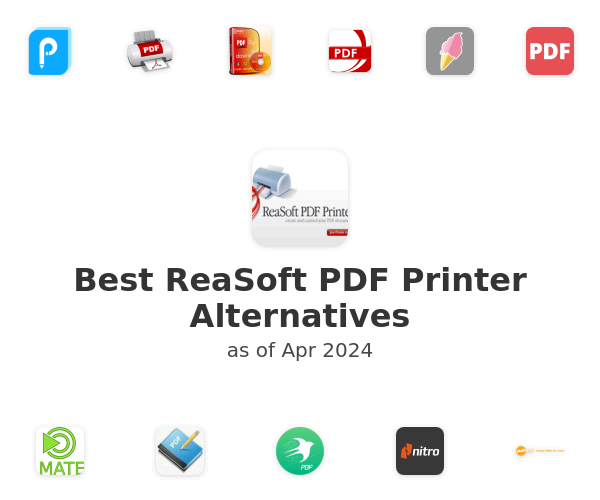 Best ReaSoft PDF Printer Alternatives