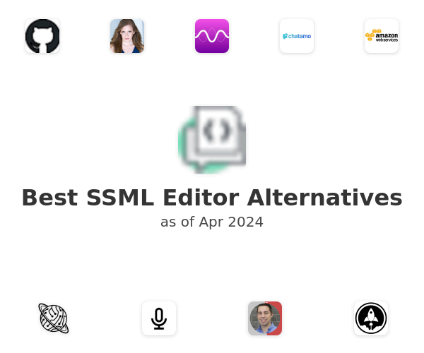 Best SSML Editor Alternatives