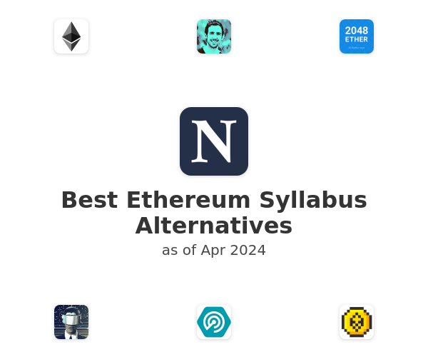 Best Ethereum Syllabus Alternatives