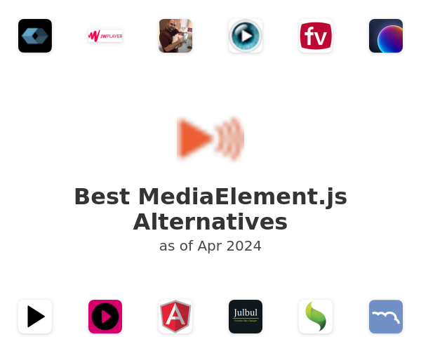 Best MediaElement.js Alternatives
