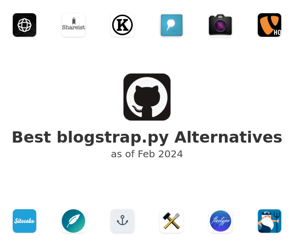 Best blogstrap.py Alternatives
