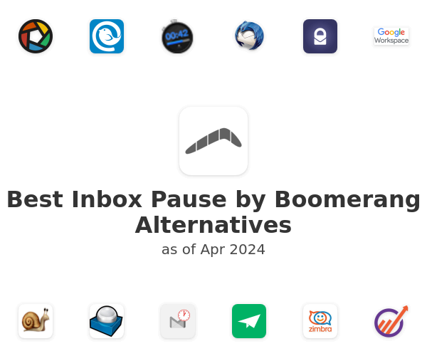 Best Inbox Pause by Boomerang Alternatives
