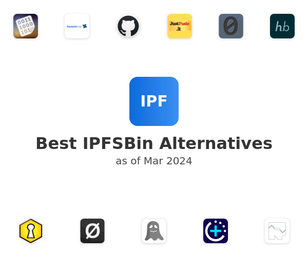 Best IPFSBin Alternatives