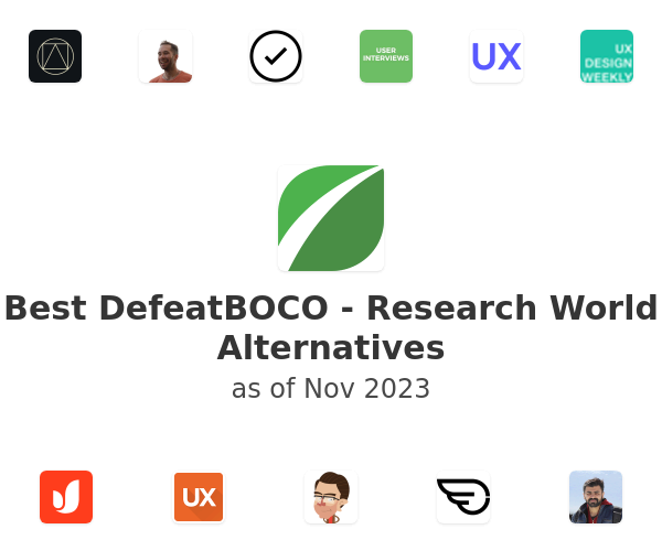 Best DefeatBOCO - Research World Alternatives