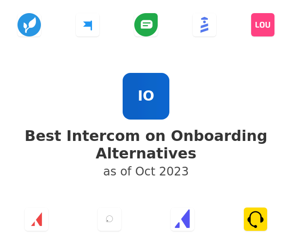 Best Intercom on Onboarding Alternatives