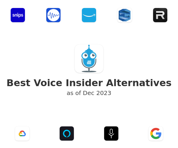 Best Voice Insider Alternatives