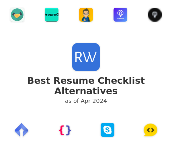 Best Resume Checklist Alternatives