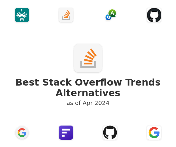 Best Stack Overflow Trends Alternatives
