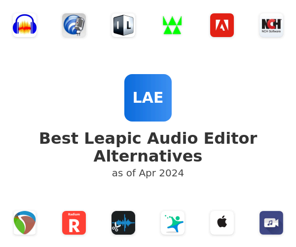 Best Leapic Audio Editor Alternatives