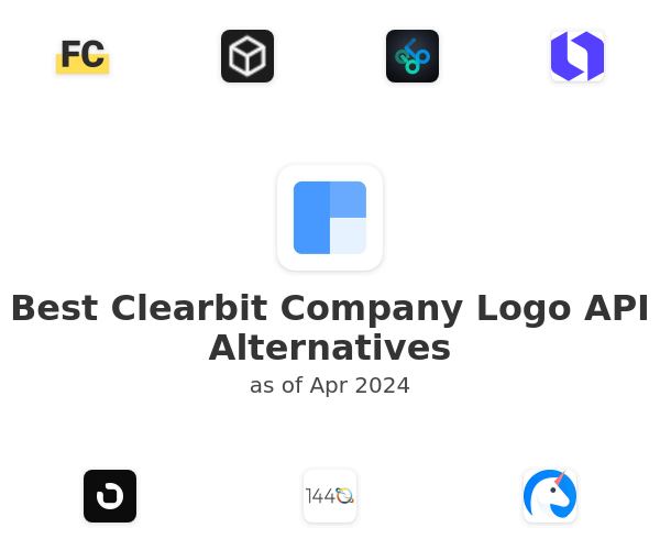 Best Clearbit Company Logo API Alternatives