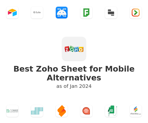 Best Zoho Sheet for Mobile Alternatives