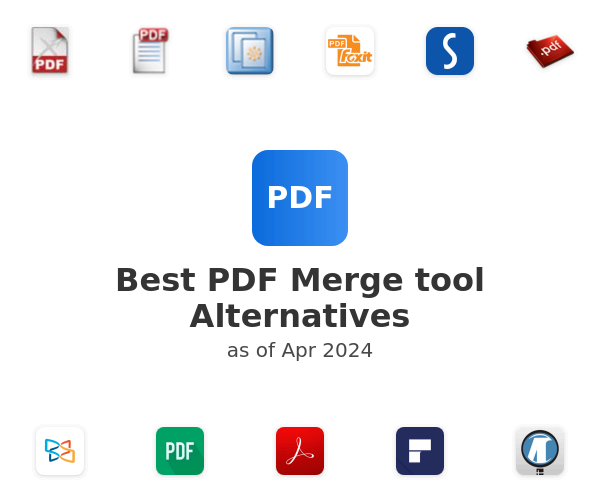 Best PDF Merge tool Alternatives